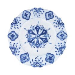 Moroccan Blue Melamine Dinner Plate