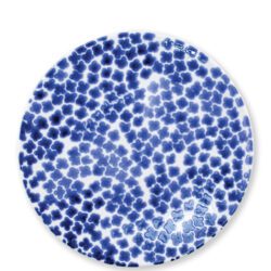 Vietri Santorini Dinner Plate, Flower