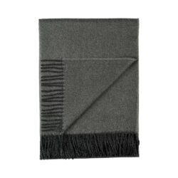 Baby Alpaca Throw, Carbon